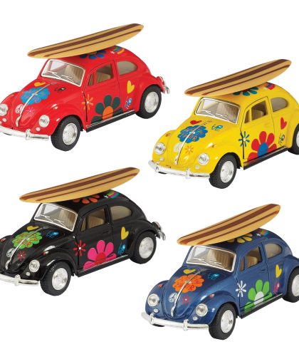 Diecast 1967 Beetle with Surfboard