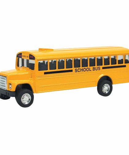 Diecast Bus, Pull-Back