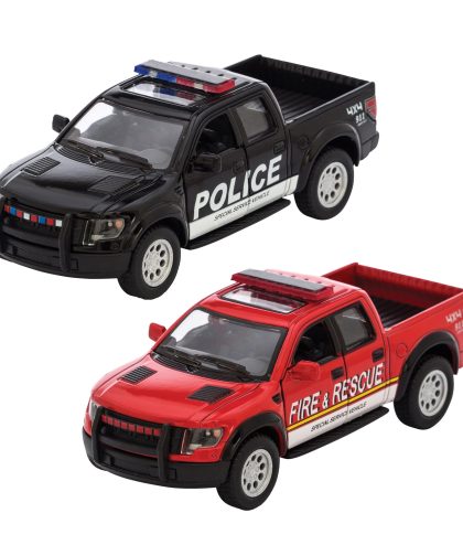 Diecast Raptor Fire-Police Rescue