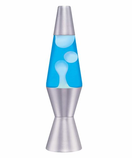 11.5″ LAVA Lamp – White/Blue/Silver