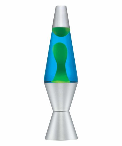14.5” LAVA Lamp – Yellow/Blue/Silver