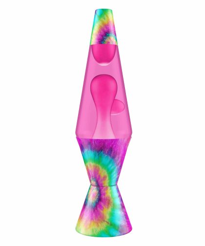 14.5″ LAVA Lamp – Tie Dye Pink Spiral