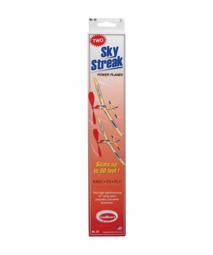 Alternative view of Sky Streak Balsa Plane Boxed