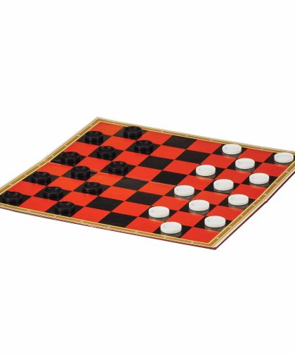 Alternative view of Chess & Checkers Set