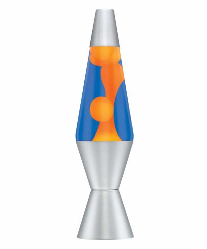 14.5” LAVA Lamp – Orange/Blue/Silver