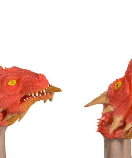 Alternative view of Dragon Hand Puppet
