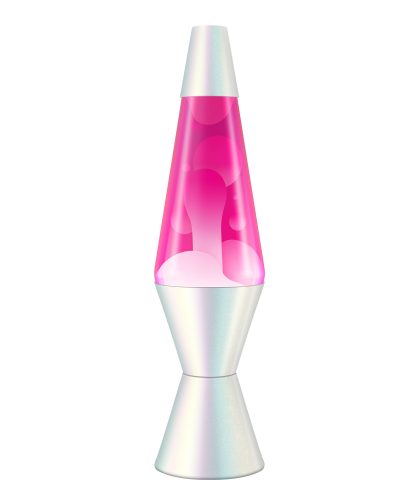 14.5″ Lava Lamp Opalescent Pearl